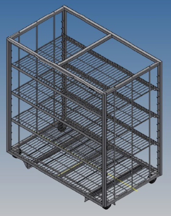 Closed Transport Trolley