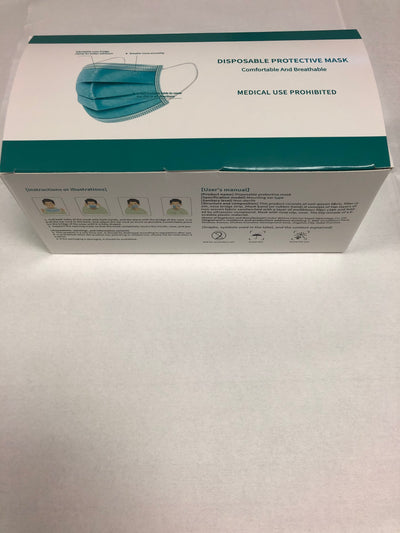 3-Ply Face Masks - Box of 50 or More (EN 14683:2019 Type II) | SteriPro Canada PPE Store.