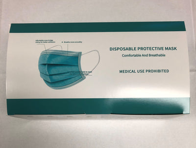 3-Ply Face Masks - Box of 50 or More (EN 14683:2019 Type II) | SteriPro Canada PPE Store.