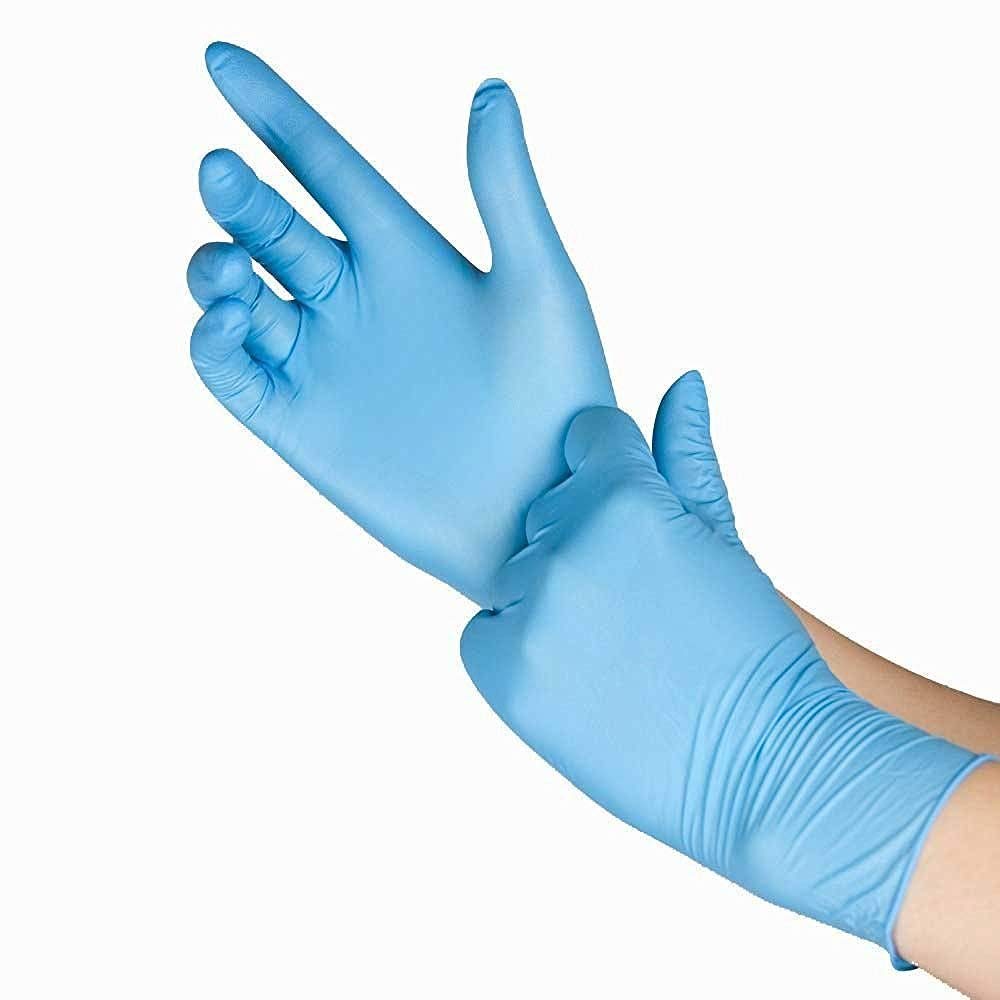 Powder Free Nitrile Gloves Box of 100 - Size Varies