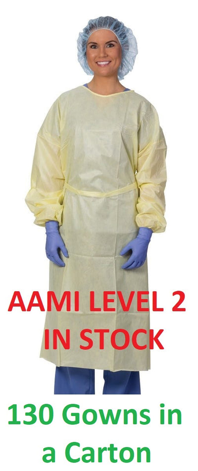 Carton of AAMI Level 2 Gowns - 130 Gowns | SteriPro Canada PPE Store.