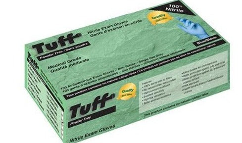 Powder Free Nitrile Gloves Box of 100 - Size Varies | SteriPro Canada PPE Store.