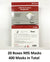 N95  Carton of NIOSH / CDC / Health Canada Approved Masks - 400 Masks in a Carton