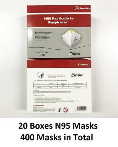 Harley L188 N95 Masks Box of 20 or Carton | SteriPro Canada PPE Store.