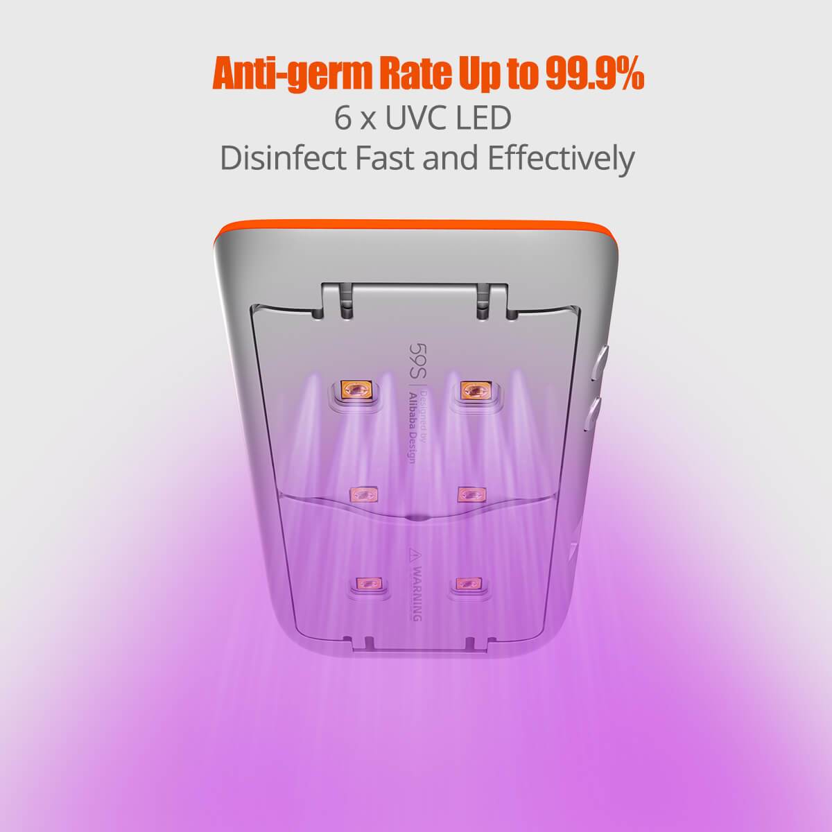 59S LED Cell Phone Sterilizer | SteriPro Canada PPE Store.